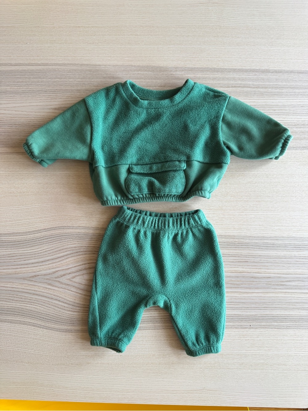 Cat & Jack Green Fleece Two-Piece Set